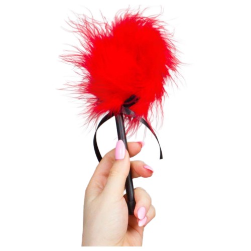 SECRETPLAY - ESPANADOR MARABOU VERMELHO